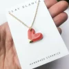 Small Red Heart Necklace