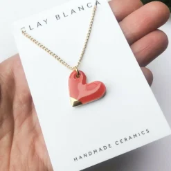 Small Red Heart Necklace