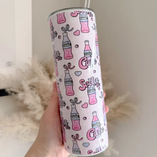 Soda'rn Cute 20oz Stainless Steel Tumbler