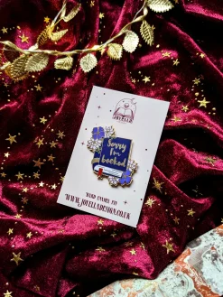 Sorry I'm Booked Enamel Pin