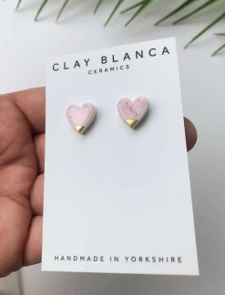 Speckled Lilac studs