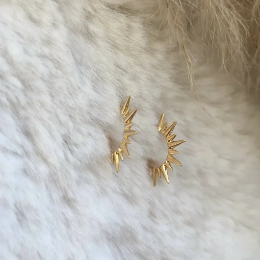 Spike Hoop Earrings