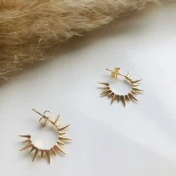 Spike Hoop Earrings