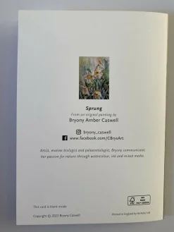 Sprung - Greetings Card