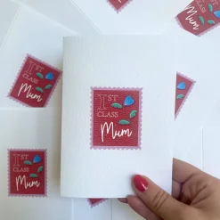 1st Class Mum Mother's Day Card