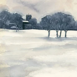 ST NICHOLAS FROM HALL GARTH PARK - GICLEE PRINT