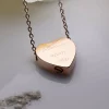 Stainless Steel Urn Pendant - Always With Me - Rose