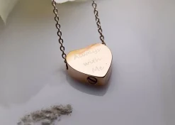 Stainless Steel Urn Pendant - Always With Me - Rose