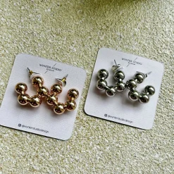 Statement Bubble Hoop Earrings