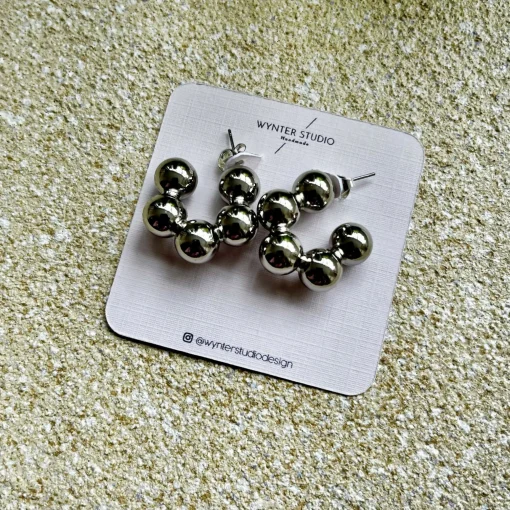 Statement Bubble Hoop Earrings