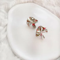 Statement Liquid Stud Earrings