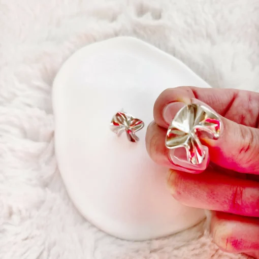 Statement Liquid Stud Earrings