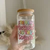 Staying Delulu Is The Solulu 16oz Glass Can