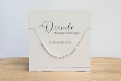 Sterling Silver Morse Code Necklaces