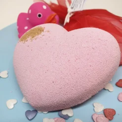 Strawberries and Cream Sweet Heart Bath Bomb