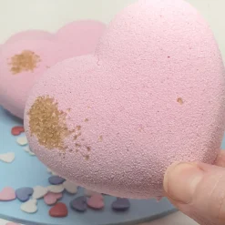 Strawberries and Cream Sweet Heart Bath Bomb