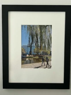 Strolling To Hull College (29x35.5 frame)