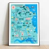 Stunning Yorkshire Wolds Way Art Print | Art & Soul