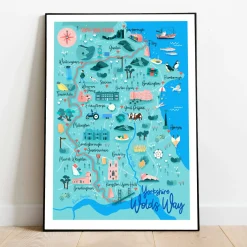 Stunning Yorkshire Wolds Way Art Print | Art & Soul