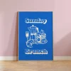 Stylish Sunday Brunch Print for Your Kitchen | Art & Soul