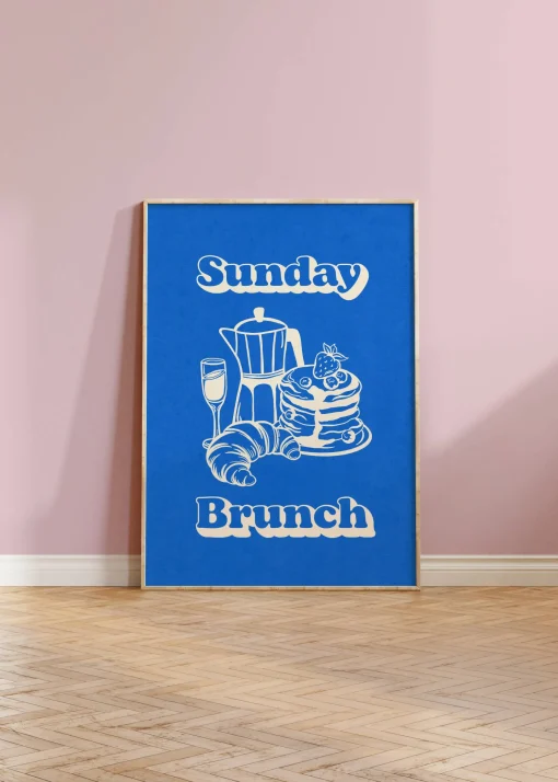 Stylish Sunday Brunch Print for Your Kitchen | Art & Soul