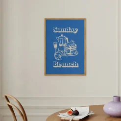 Stylish Sunday Brunch Print for Your Kitchen | Art & Soul