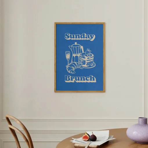 Stylish Sunday Brunch Print for Your Kitchen | Art & Soul