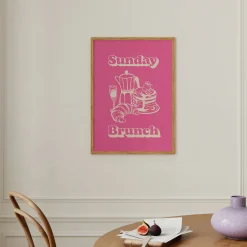 Stylish Sunday Brunch Print for Your Kitchen | Art & Soul