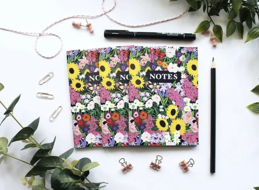 Summer In Bloom Mini A6 Notebook