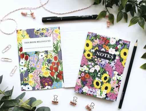 Summer In Bloom Mini A6 Notebook