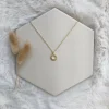Sunburst Mid Century & Cubic Zirconia Charm Necklace