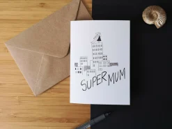 Super Mum Greetings Card