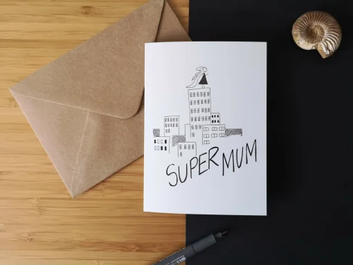 Super Mum Greetings Card