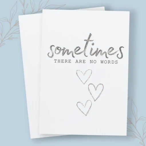 Sympathy Card - No Words
