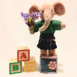 Tartan Elephant Ornament