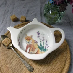 Teabag Tidy Fox and Foxglove