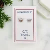 Teapot & Cup Mismatched Stud Earrings