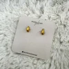 Teardrop Stud Earrings