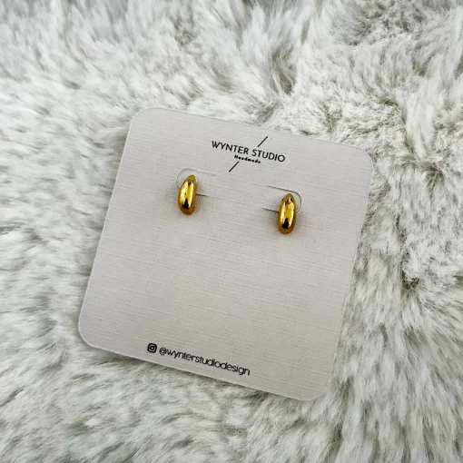 Teardrop Stud Earrings