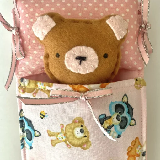 Ted in a bed