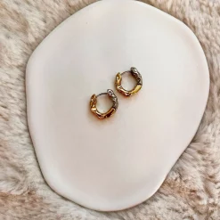 Textured Hoop Earrings