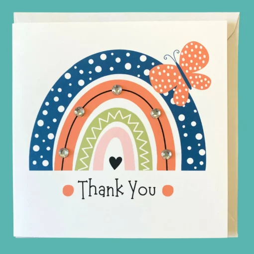 Thank you card - Rainbow