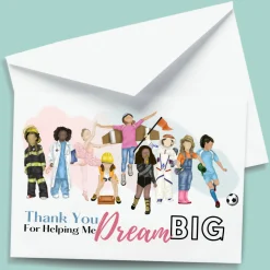 Thank you card-- Teacher - dream big