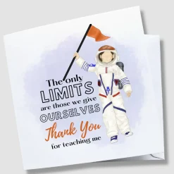 Thank you card-- Teacher no limits