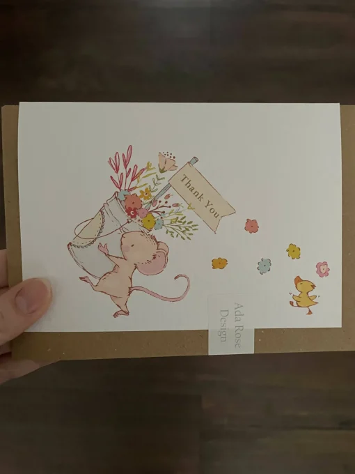 Thank You Mouse Card