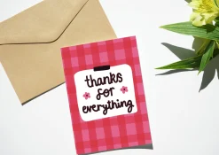 Thanks For Everything Card