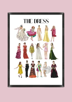 The Dress Illustration Print