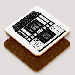 'The Green Dragon' Pub Coaster