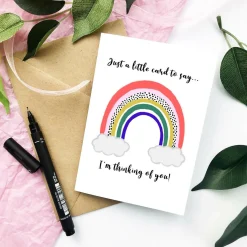 Thinking Of You Rainbow Card