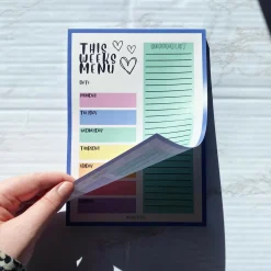This Weeks Menu Notepad A5